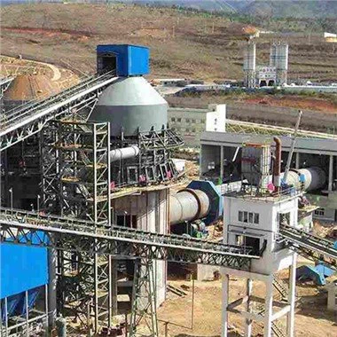 Horno rotatorio de aluminato de calcio