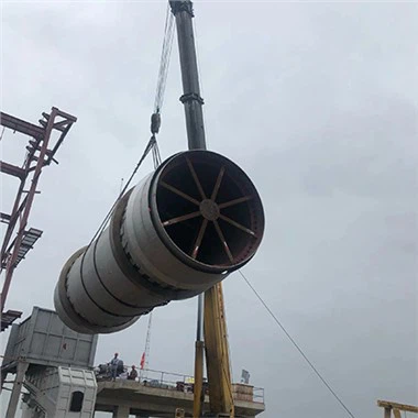 Incinerador de horno rotatorio de residuos sólidos peligrosos